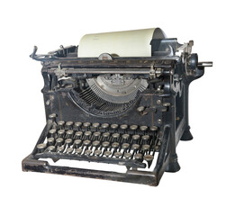 The typewriter of the beginning of 20 centuries