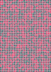 Abstract Geometric Pattern generative computational art illustration