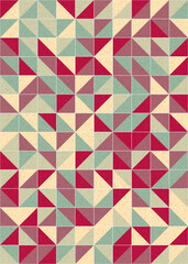 Abstract Geometric Pattern generative computational art illustration