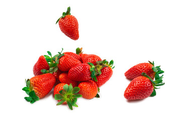 Strawberry. Fresh berries macro.