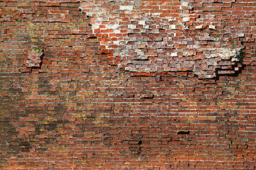 Brick wall. Background texture of a brick
