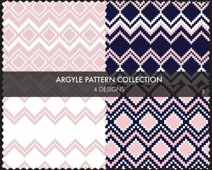 Argyle Seamless Pattern Collection