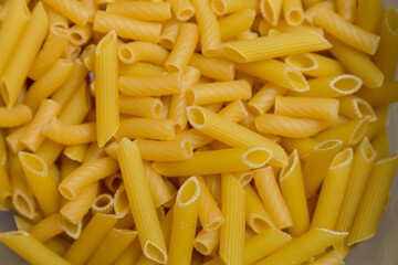 Short noodles close-up food, food, cooking ingredient