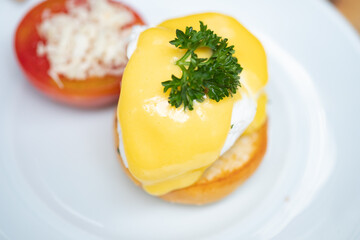 Breakfast is Egg benedict