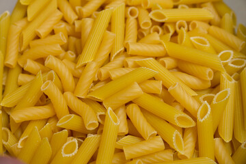 Short noodles close-up food, food, cooking ingredient