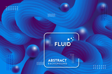 Fashionable 3d fluid shapes. Abstract gradient backgrounds. Useable for covers, websites, presentations, banners &, etc.