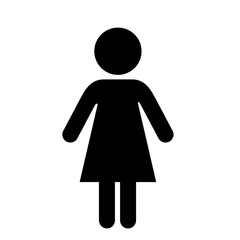 女性のアイコン・ピクトグラム