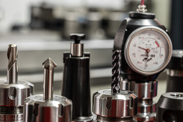 3D Tester Sensor for Measurement  on Turning and milling CNC machines. Reference to the coordinate system of the workpiece and various milling tools.