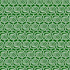 Seamless hand drawn ink pattern. Creative endless background with blots. Abstract striped texture with bold monochrome lines