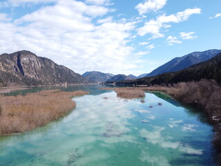 Isar , Walchensee und Sylvensteinsee Luftbilder