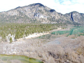 Isar , Walchensee und Sylvensteinsee Luftbilder