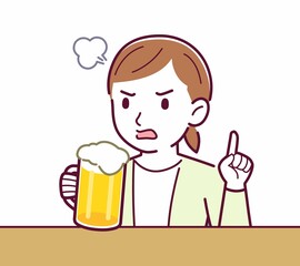 Young woman in a cardigan_ramen