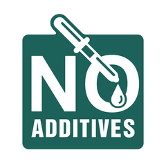 No preservatives, additives or dye free pictogram