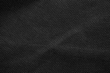 Black fabric cloth texture pattern background