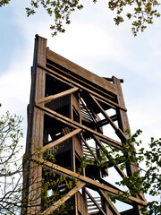 Obraz premium the former observation tower in Sonsbeck, Germany.