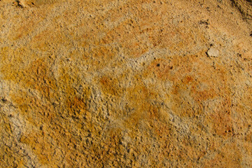 Extreme macro close up of surface Rock pattern. Stone texture and background. Rock Abstract Background