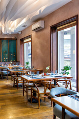 Interior of the Chinese restaurant