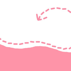 Abstract background with spotted line and arrow, canvas art drawing, blank copy space  for text, graphic design illustration wallpaper