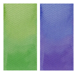 Green purple abstract watercolor background