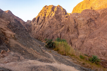 road in the mountains of Dahab