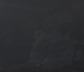 blank black school chalk board