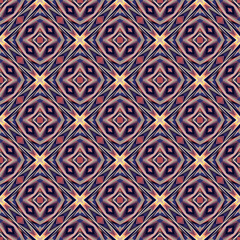 Geometric seamless pattern, ornament, abstract colorful background, fashion print, vector texture.