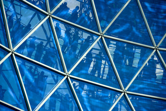 Reflections on a dome 