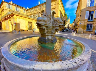 fountain in Aix en Provence