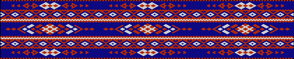 Traditional ethnic ornament for use on fabrics, tiles, ceramics and other interior details.