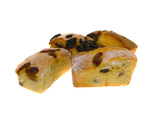 sweet roll isolated on white background