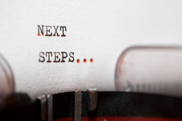 Next steps phrase