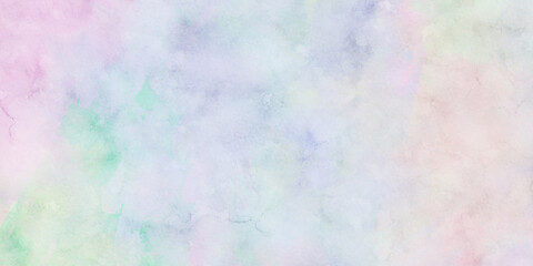 Obraz premium Watercolor Wallpaper Background Soft Pastel Neon Colors