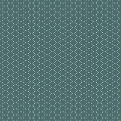 Illustration with repetitive geometric shapes, trendy color # 2F4F4F Tidewater Green. Abstract background for web pattern, wallpaper, digital graphics, packaging, objects and artistic decor.