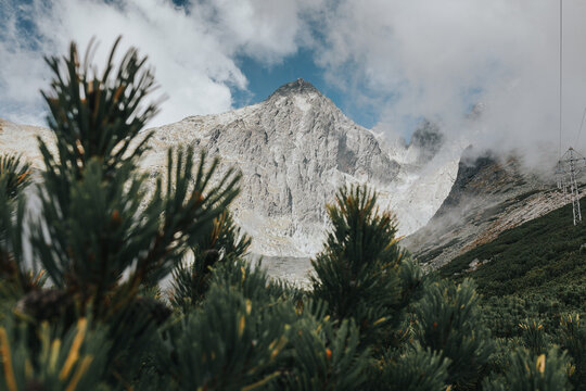 Lomnica peak in Tatry mountains