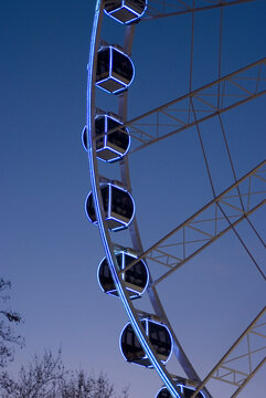 Ferris wheel, Winter Wonderland, Hyde