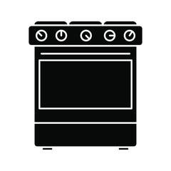 Stove oven icon design. Stove icon. cooking symbol. vector illustration