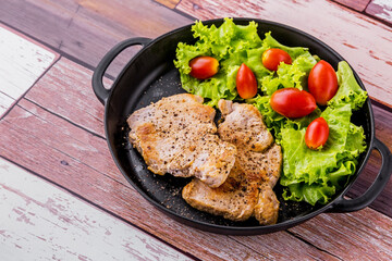 Pork steak favorite cuisine