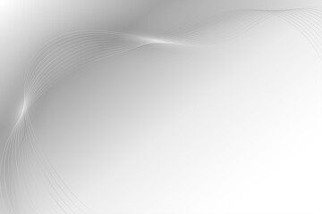 gray white background with smooth wavy lines
