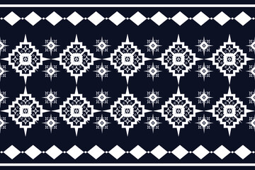 Abstract ethnic geometric pattern design for background or wallpaper.