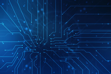 Abstract futuristic circuit board Illustration high computer technology background. Hi-tech digital technology concept.Circuit board pattern for technology background