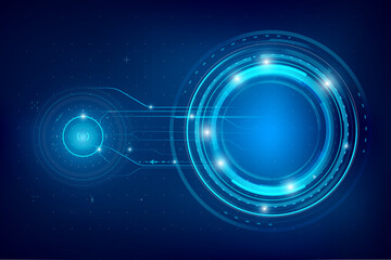 Abstract HUD technology background 001