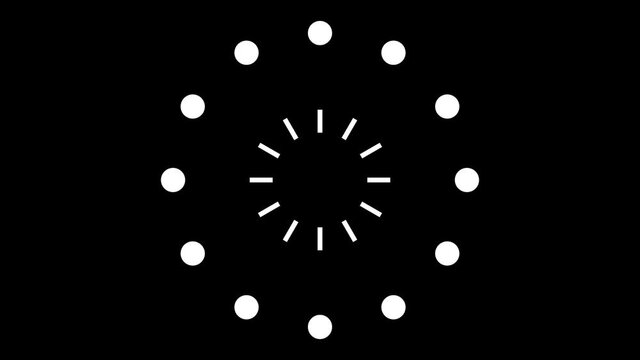 Shape Animation Bursts Motion Graphics Animation, 4k, Shape Element Explosion, Circle, Rectangle