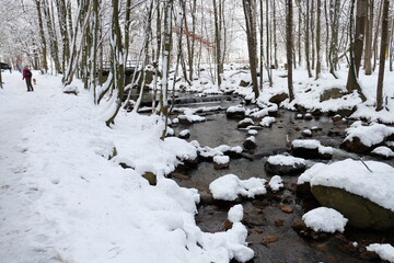 Wasserlauf, Ise im Winter