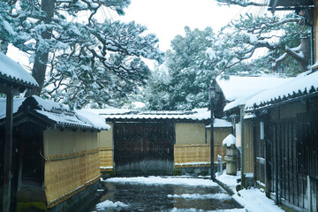 Great snow day in Kanazawa, 2021.