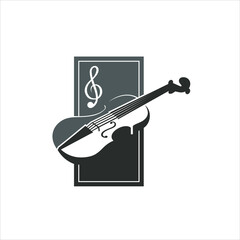 graphic draw violin