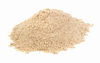 Brown Millet on white Background - Isolated