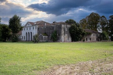 Villa Zeno near Cessalto, UNESCO site, Veneto region, Northern Italy. The most easterly villa designed by Italian Renaissance architect Andrea Palladio.