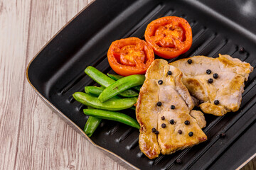 Pork steak favorite cuisine