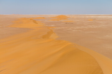 Obraz na płótnie Canvas Landscape of central desert of Oman
