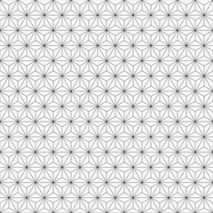 Abstract seamless japanese pattern. Modern stylish texture. Linear style. Geometric lattice, classic oriental pattern. Vector monochrome background.
